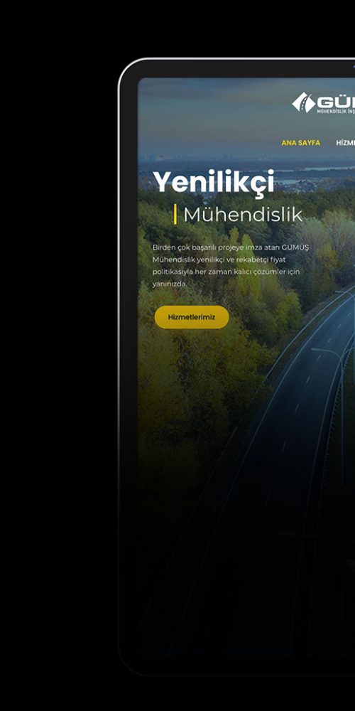 Gümüşasfalt Kurumsal Web Sitesi Tasarımı
