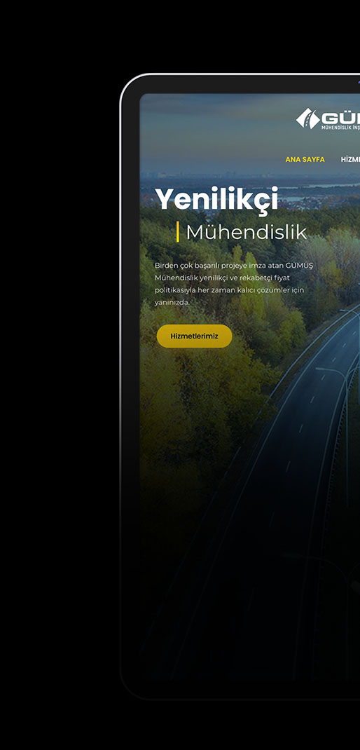 Gümüşasfalt Kurumsal Web Sitesi Tasarımı